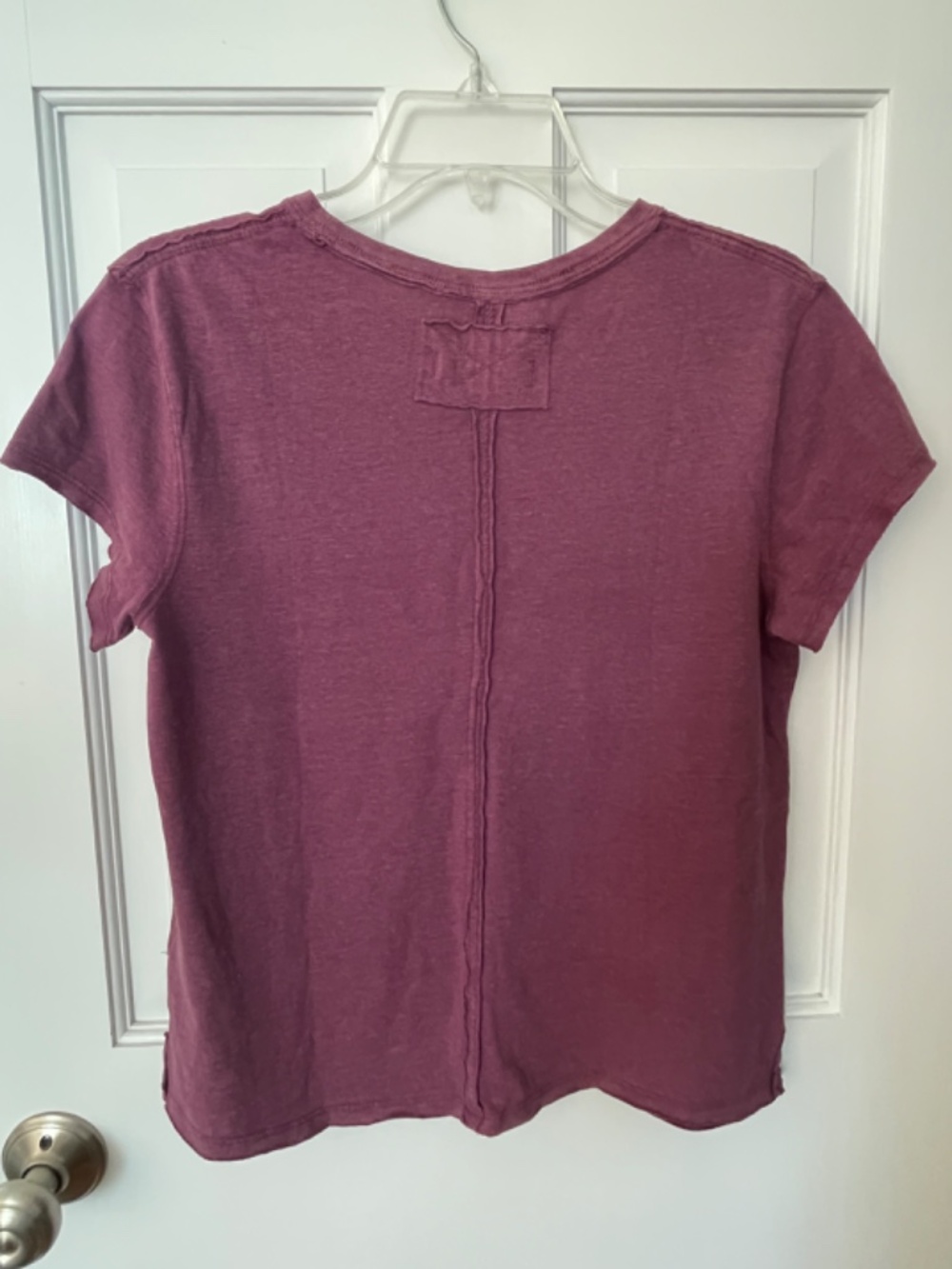 Free People We The Free Nova Tee  Violet Siren Size Medium - Picture 4 of 6